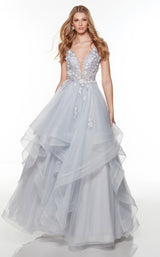 2 of 4 Alyce 61235 Dress Silver-Lake