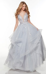 3 of 4 Alyce 61235 Dress Silver-Lake