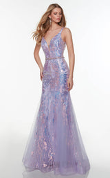 2 of 3 Alyce 61241 Dress Light-Orchid