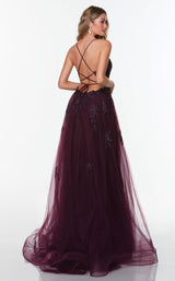 3 of 3 Alyce 61263 Dress Black-Plum