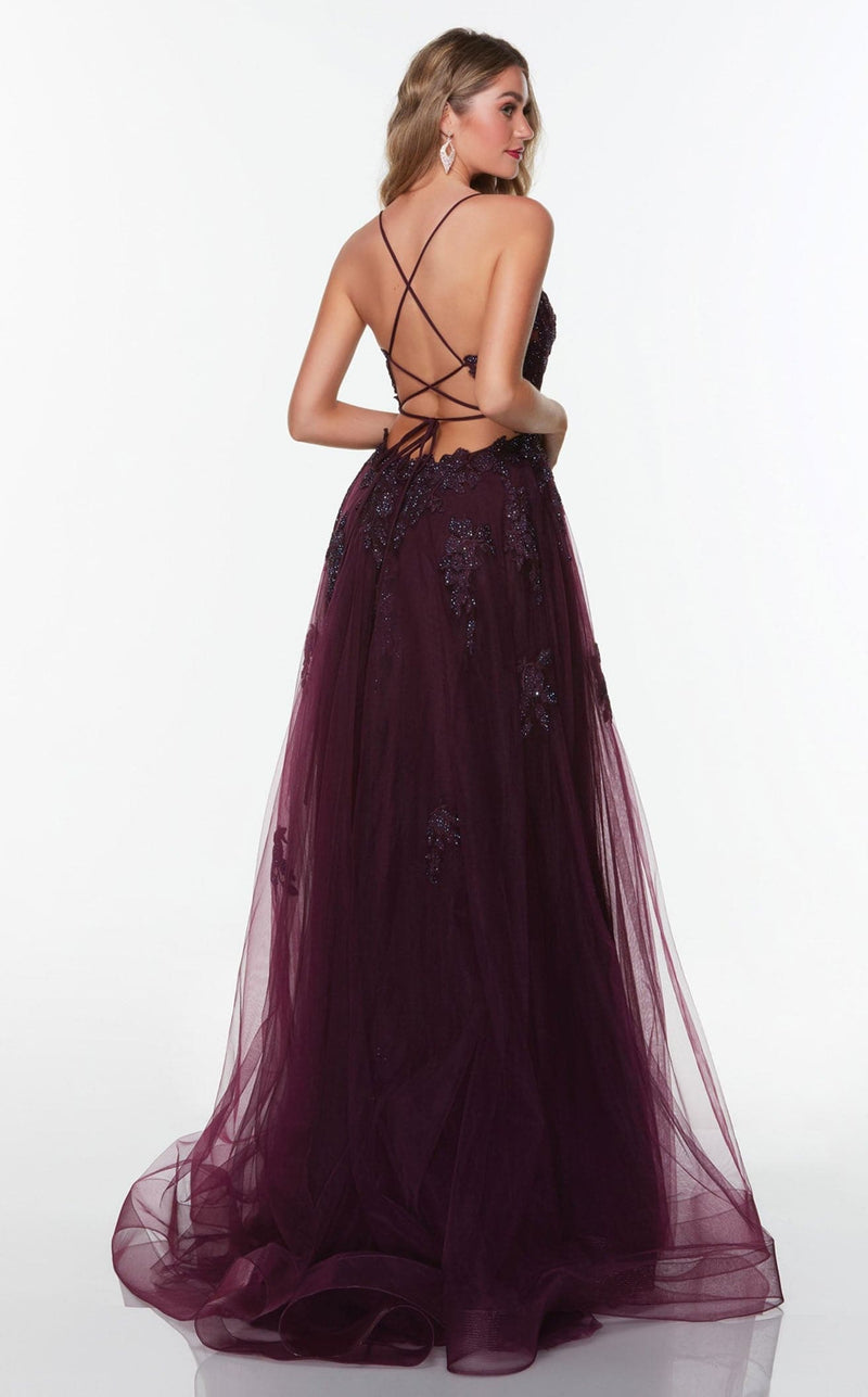 Alyce 61263 Dress Black-Plum