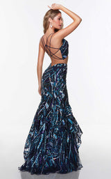 2 of 2 Alyce 61276 Dress Blue-Multi