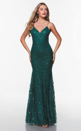 2 of 3 Alyce 61283 Dress Pine