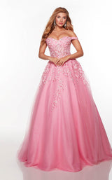 1 of 2 Alyce 61314 Shocking Pink