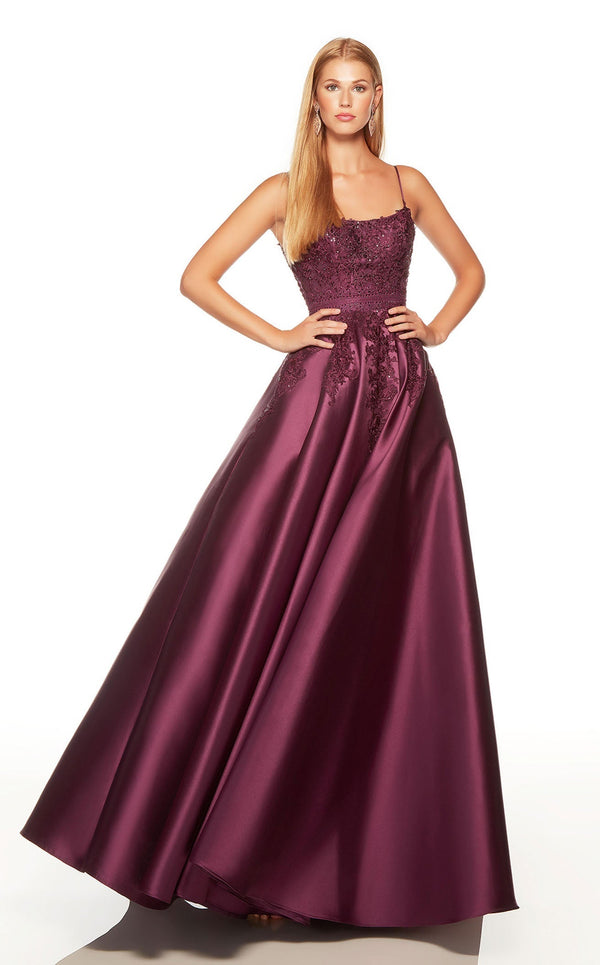 Alyce 61321 Black-Plum