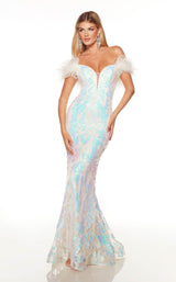 3 of 8 Alyce 61331 Opal-Diamond-White