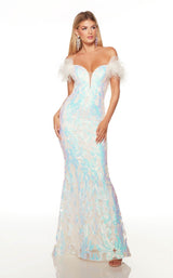 4 of 8 Alyce 61331 Opal-Diamond-White