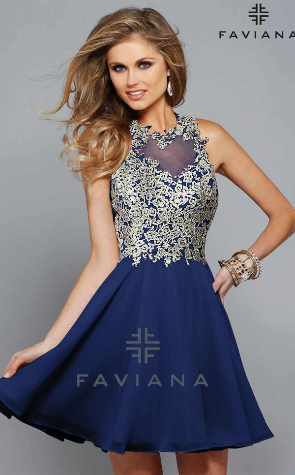 Faviana S7668 Navy