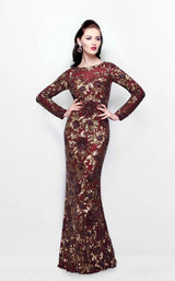 4 of 22 Primavera Couture 1401 Burgundy