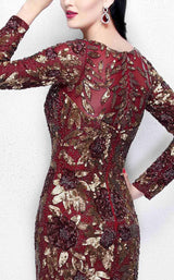 18 of 22 Primavera Couture 1401 Burgundy