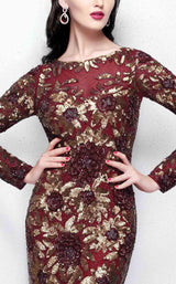 17 of 22 Primavera Couture 1401 Burgundy