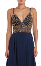 6 of 6 Jasz Couture 6221 Navy