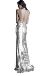 9 of 18 Jovani 62360 Silver