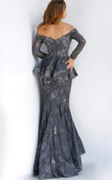 2 of 2 Jovani 62380 Gunmetal