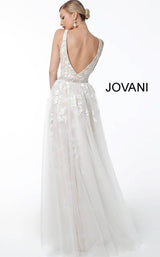 2 of 2 Jovani 62458 Ivory