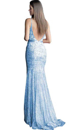 6 of 22 Jovani 62517 Light Blue