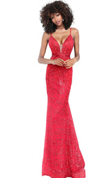 20 of 22 Jovani 62517 Red