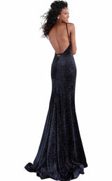 7 of 20 Jovani 62806 Black/Blue