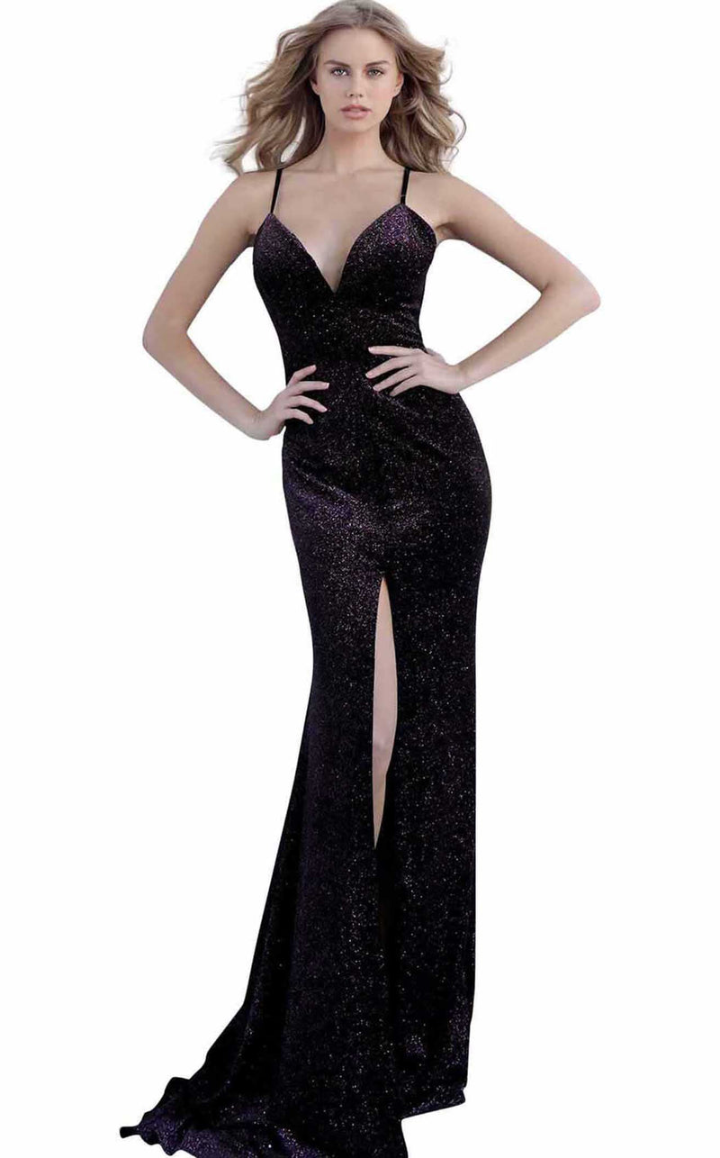 Jovani 62807 Black-Pink