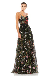 2 of 4 Mac Duggal 62989 Black-Multi