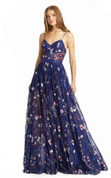 1 of 4 Mac Duggal 62989 Dress Indigo