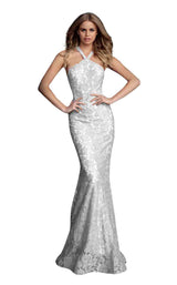 4 of 16 Jovani 63214 White