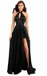 2 of 8 Jovani 63330 Black