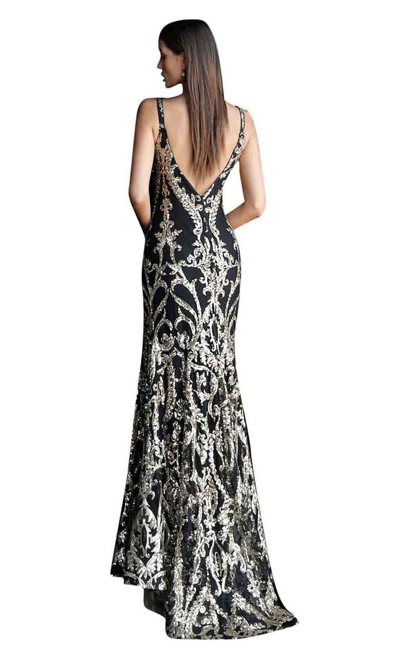 Jovani 63350 Black/Gold