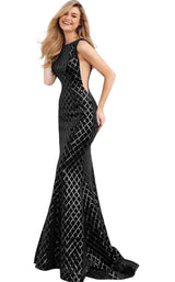 3 of 12 Jovani 63512 Black