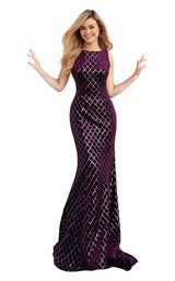 2 of 12 Jovani 63512 Purple