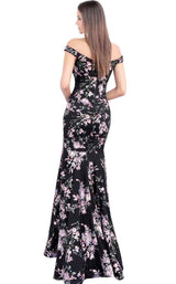 2 of 4 Jovani 63951 Black Multi