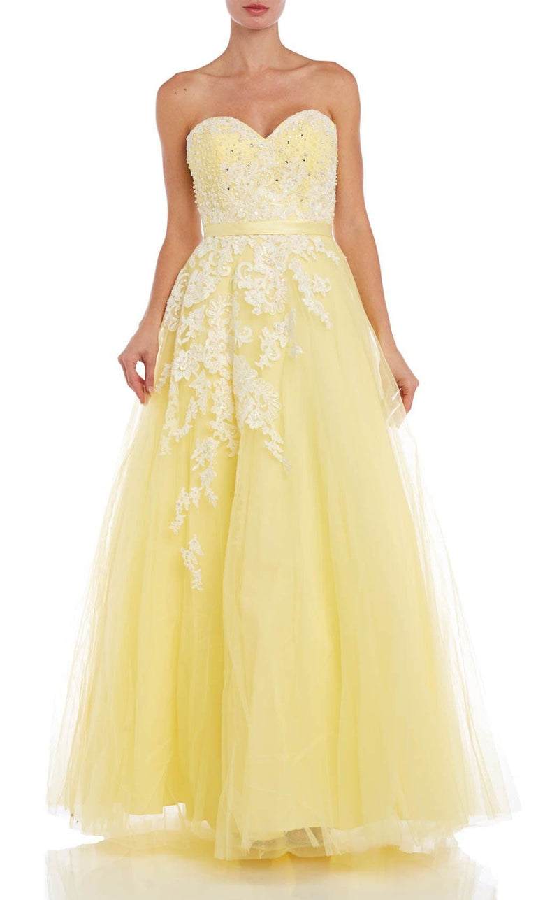 Alyce 6423 Light Yellow/White