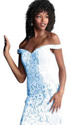 9 of 16 Jovani 64277 Light Blue