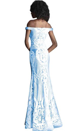 5 of 16 Jovani 64277 Light Blue