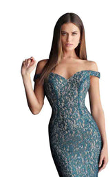 8 of 12 Jovani 64521 Peacock