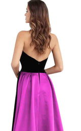 12 of 12 Jovani 64830 Black/Hot Pink