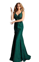 2 of 20 Jovani 64995 Emerald