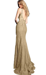 10 of 20 Jovani 64995 Taupe