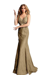 5 of 20 Jovani 64995 Taupe