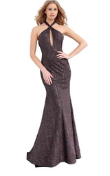 1 of 4 Jovani 65348 Black-Pink