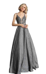 1 of 4 Jovani 65855 Dark-Grey