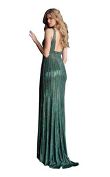 3 of 6 Jovani 65981 Green