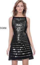 1 of 4 Jovani 66372 Black