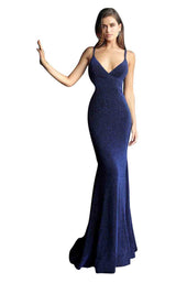 1 of 4 Jovani 66442 Navy