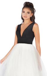 5 of 8 Mac Duggal 66738L Black/White