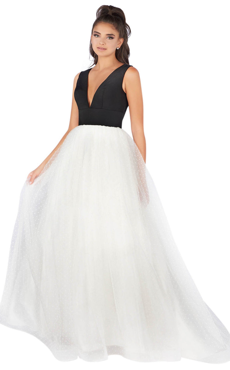 Mac Duggal 66738L Black/White