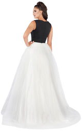 3 of 8 Mac Duggal 66738L Black/White