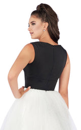 7 of 8 Mac Duggal 66738L Black/White