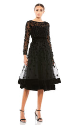 1 of 6 Mac Duggal 67007 Dress Black