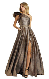 2 of 6 Mac Duggal 67297M Antique-Bronze